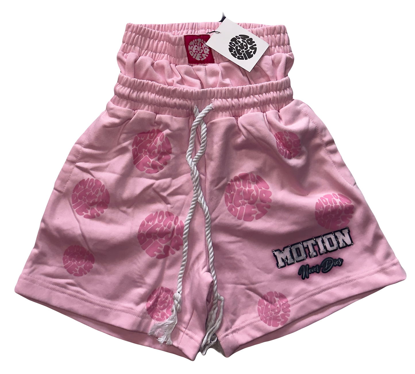 Pink Double Waisted Shorts
