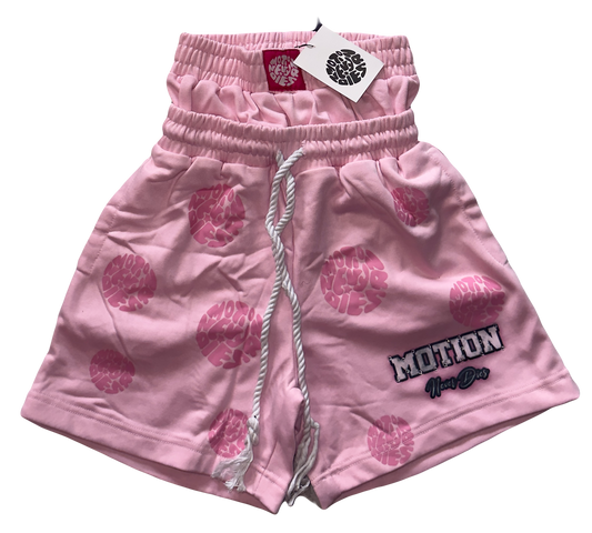 Pink Double Waisted Shorts